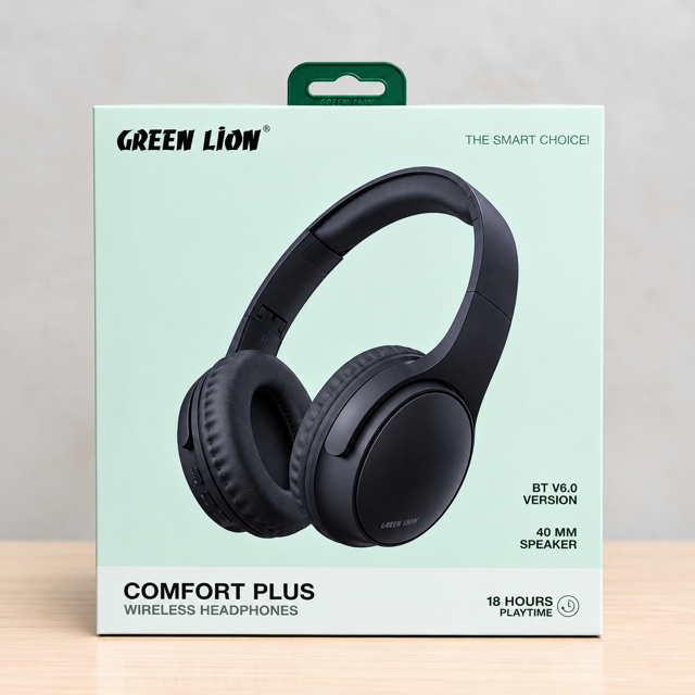 هدفون بی سیم گرین لاین مدل COMFORT PLUS