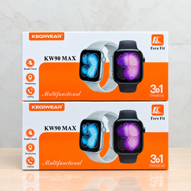 ساعت هوشمند Keqiwear مدل KW90 MAX