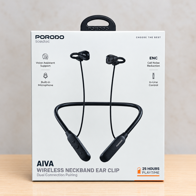 هندزفری گردنی Porodo مدل Aiva