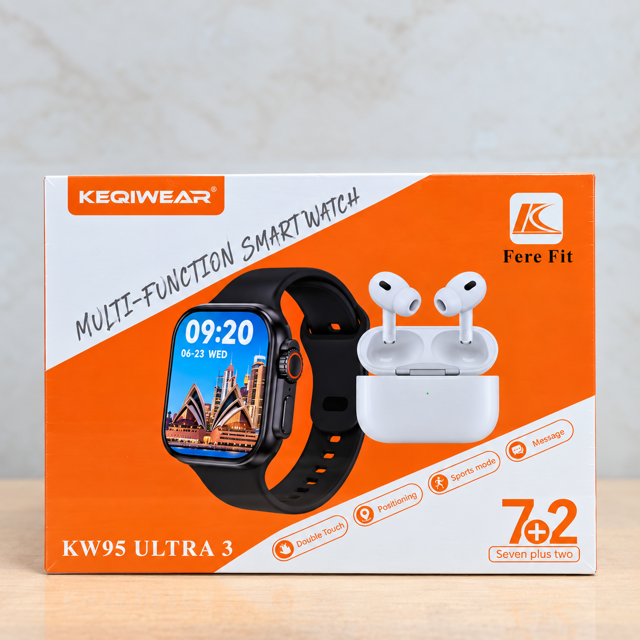 ساعت هوشمند KEQIWEAR مدل KW95 Ultra3