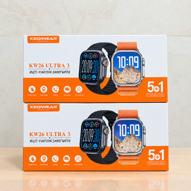ساعت هوشمند KEQIWEAR مدل KW26 Ultra3