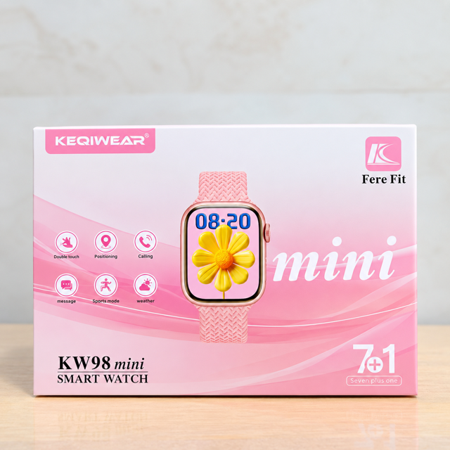ساعت هوشمند KEQIWEAR مدل KW98 Mini
